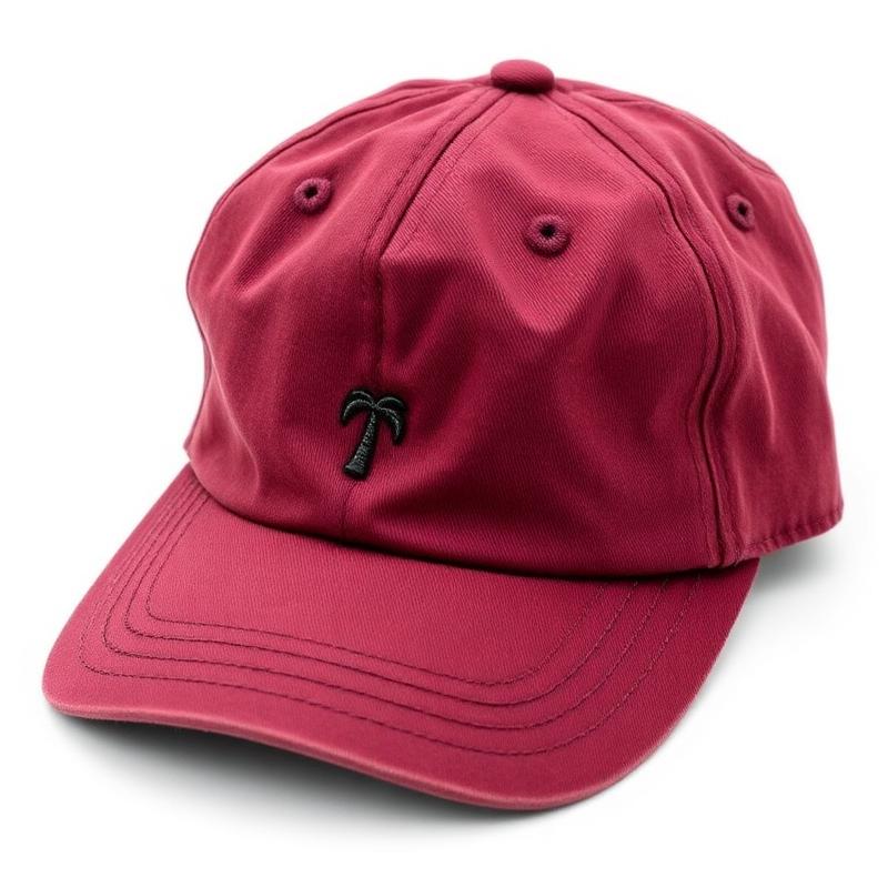 Palm Tree Dad Hat — Washed Wine