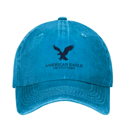 Eagle Dad Hat — Washed Blue