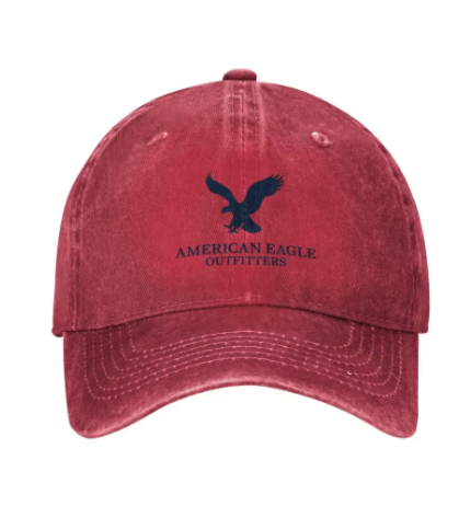 Eagle Dad Hat — Washed Red