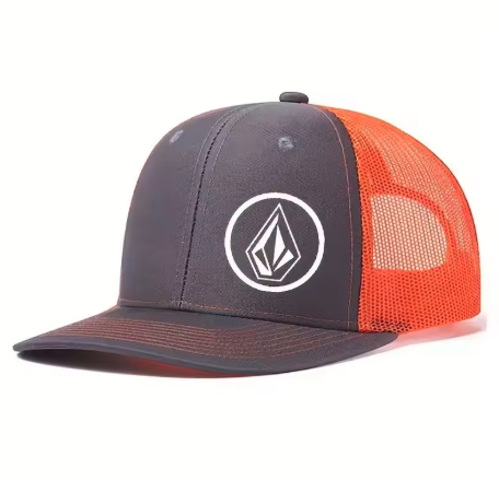 Volcom Stone Trucker — Grey / Orange